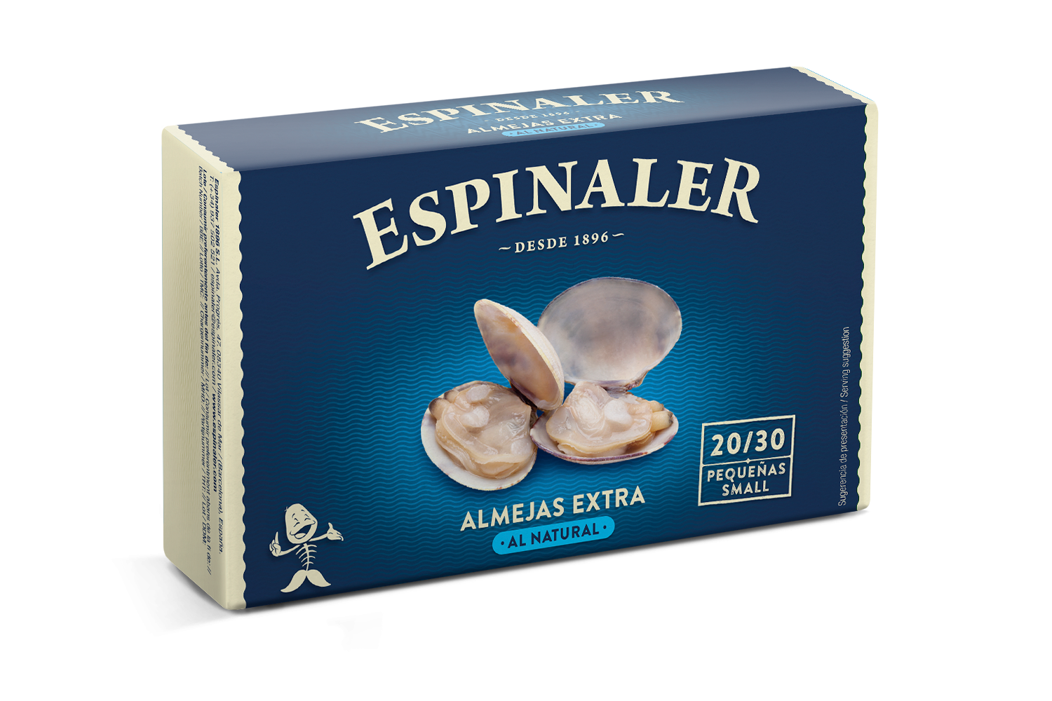 Almeja extra al natural
